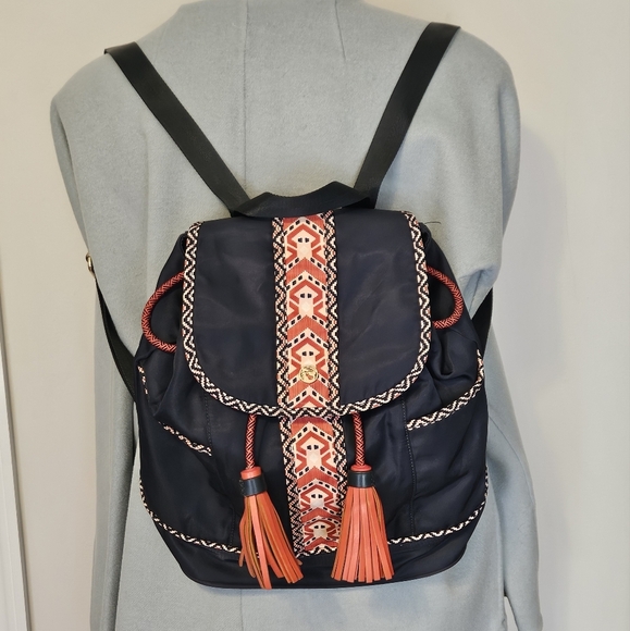 Spartina 449 Armada Tassel Backpack Bag - Picture 1 of 13